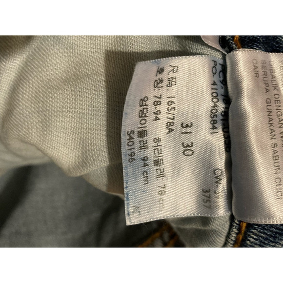 Levi's Mens 541 Classic Straight Jeans Blue Stretch Pockets Denim 31 X 30 - Picture 8 of 9